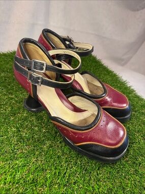 John Fluevog Mini Qtee Double Strap Pumps